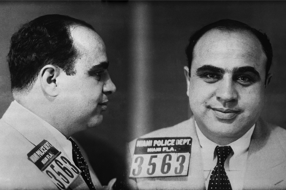 Mug Shot of Gangster Al Capone